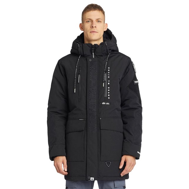 Manteau avec capuche amovible benji noir Khujo | La Redoute Manteau et blouson homme KHUJO | La Redoute