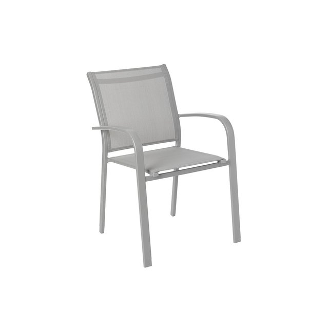 Fauteuil De Jardin Empilable Alu Essentia Anthracite Hesperide