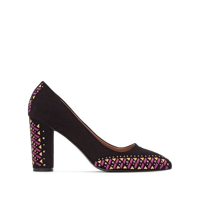 Escarpins motifs brodés noir La Redoute Collections La Redoute Escarpins motifs brodés noir La Redoute Collections La Redoute