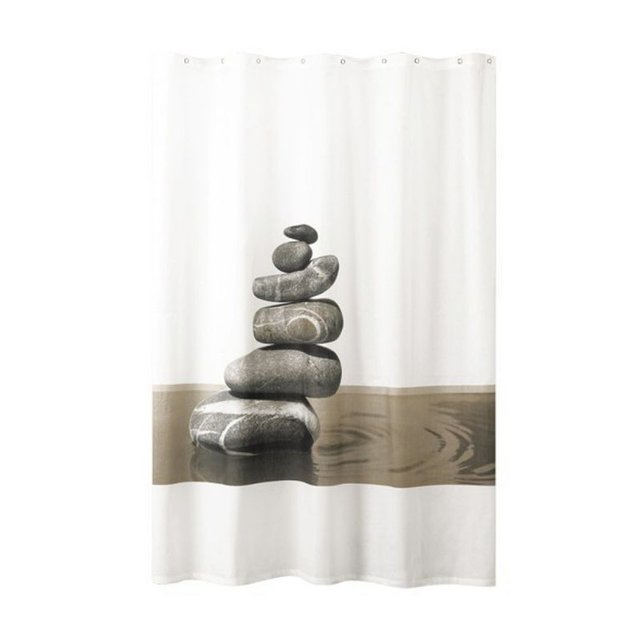 Rideau de douche gris \ Rideau de douche gris \