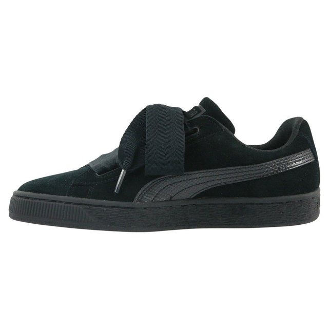 suede snake Redoute cuir suede PumaLa Baskets heart basses noir rxBeQdCoW