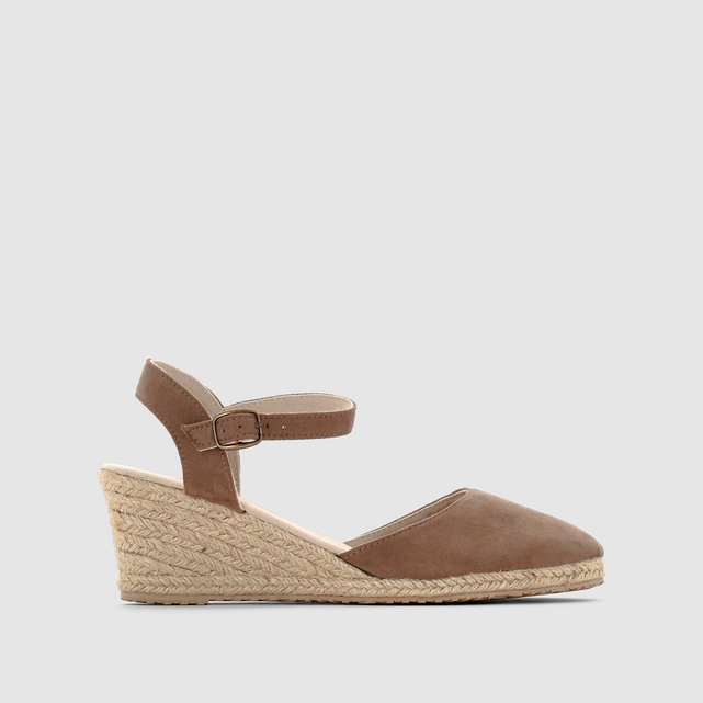Rope wedge espadrilles , taupe, La Redoute Collections | La Redoute