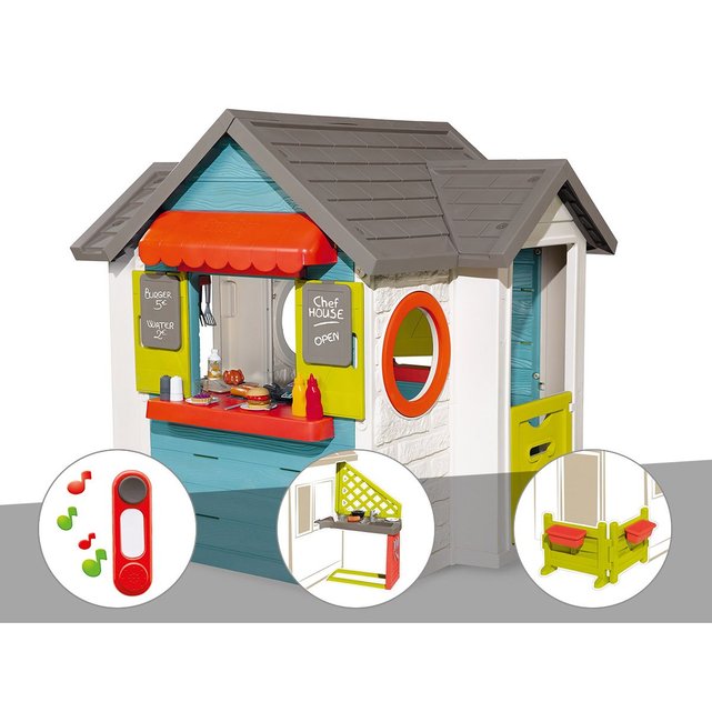 Cabane Enfant Smoby Chef House Sonnette Cuisine D Ete Espace Jardin Smoby La Redoute