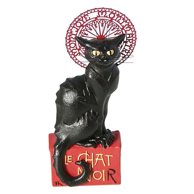 Petite Statuette En Resine Le Chat Noir Noir Parasidose La Redoute