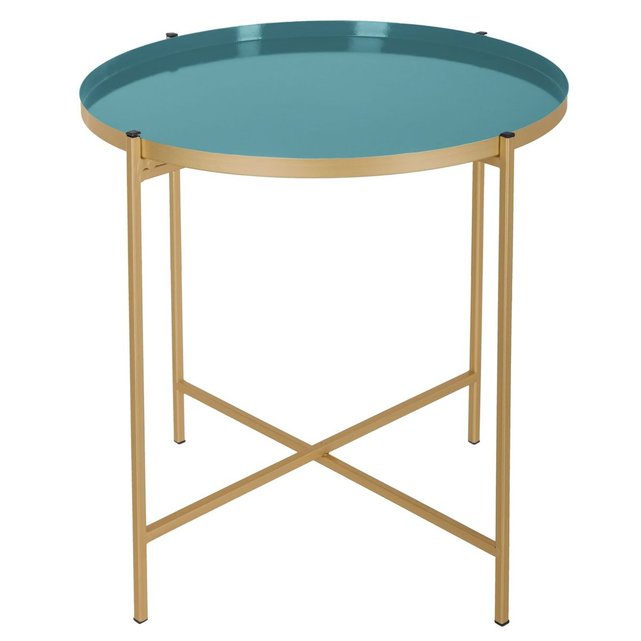Table A Cafe En Metal Sanat Diam 48 Cm Atmosphera La Redoute