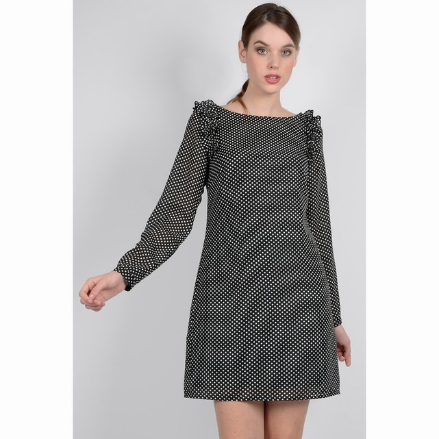 MOLLY manga BRACKEN lunares larga Vestido de rwrqdIS
