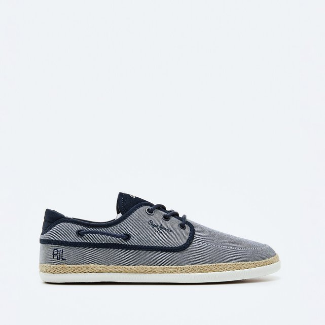 canvas boat shoes