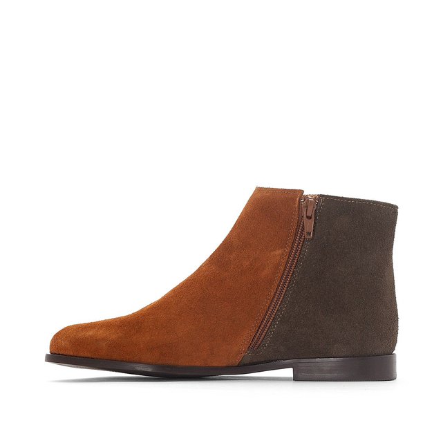 Boots La Boucle Collections Camel Détail Cuir Redoute Tricolores OTqxrfPO