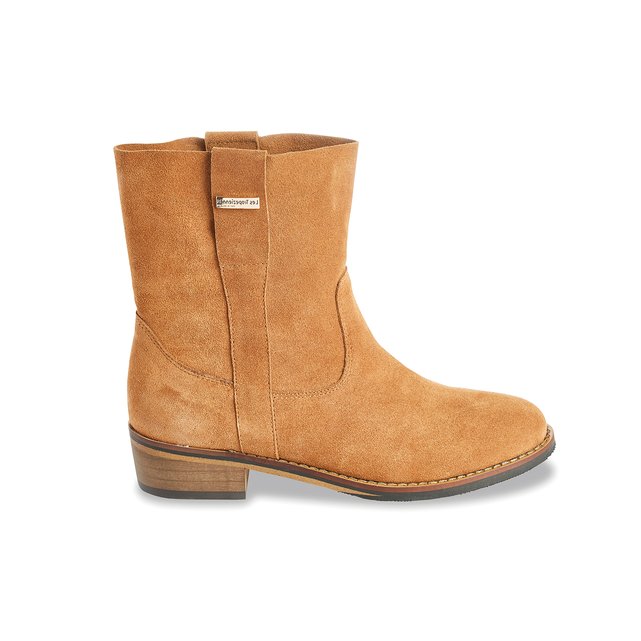 Curcuma Leather Ankle Boots