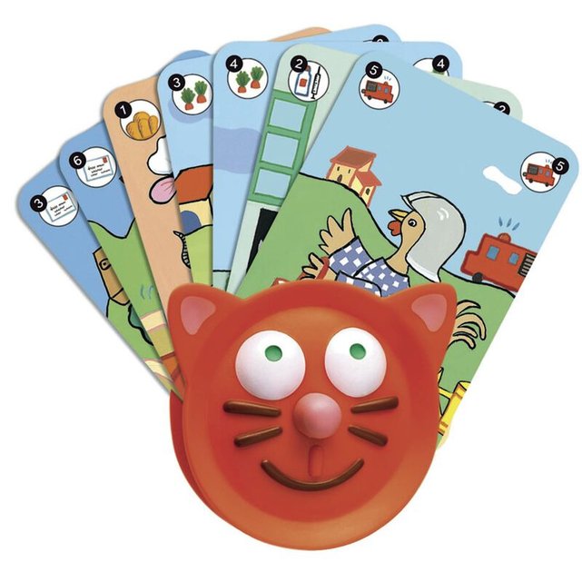 Porte Cartes Tete De Chat Djeco La Redoute