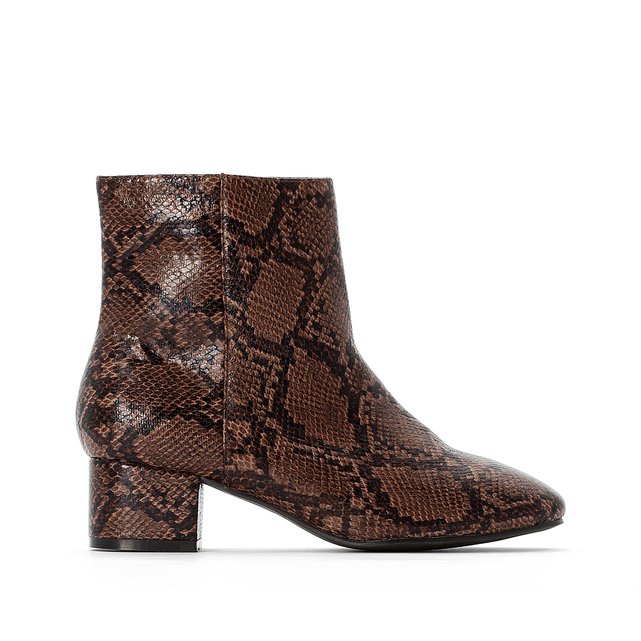 snake print boots