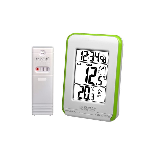 Station météo LCD couleur - Thermomètre int./ext. / Hygromètre int./ext. /  Anémomètre