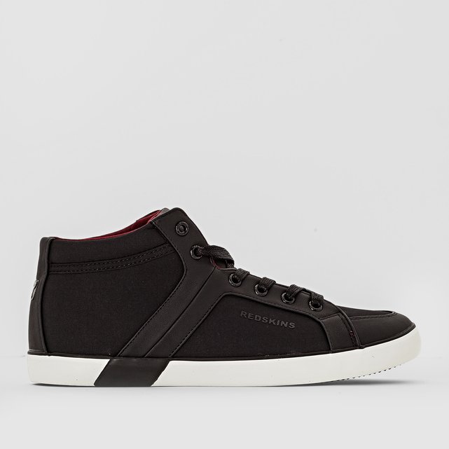 SOLAY Dual Fabric High Top Trainers SOLAY Dual Fabric High Top Trainers