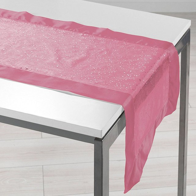 Chemin de table collection organza imprimé + satin ...