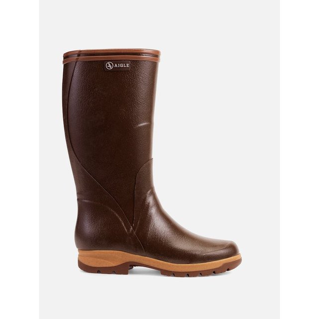 botte aigle cuir