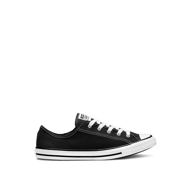 converse dainty trainers black