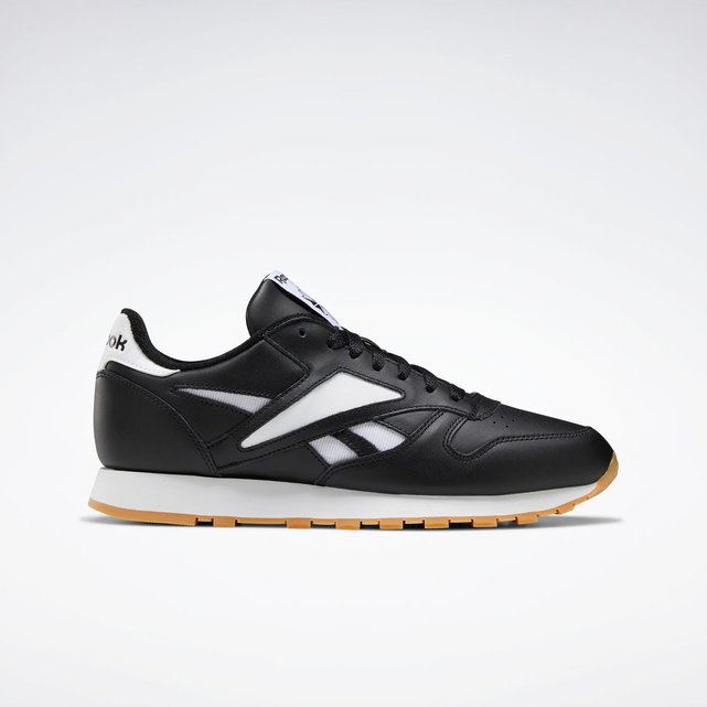 Baskets classic leather mark noir Reebok Classics | La Redoute Baskets classic leather noir Reebok Classics | La Redoute