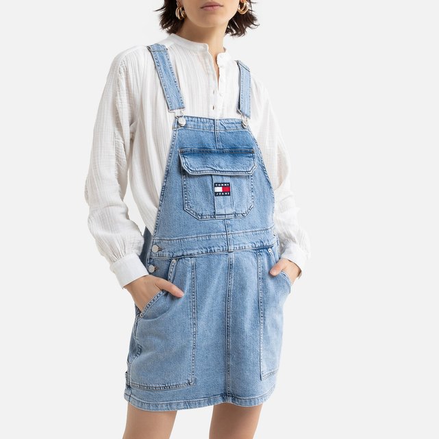 tommy dungaree dress