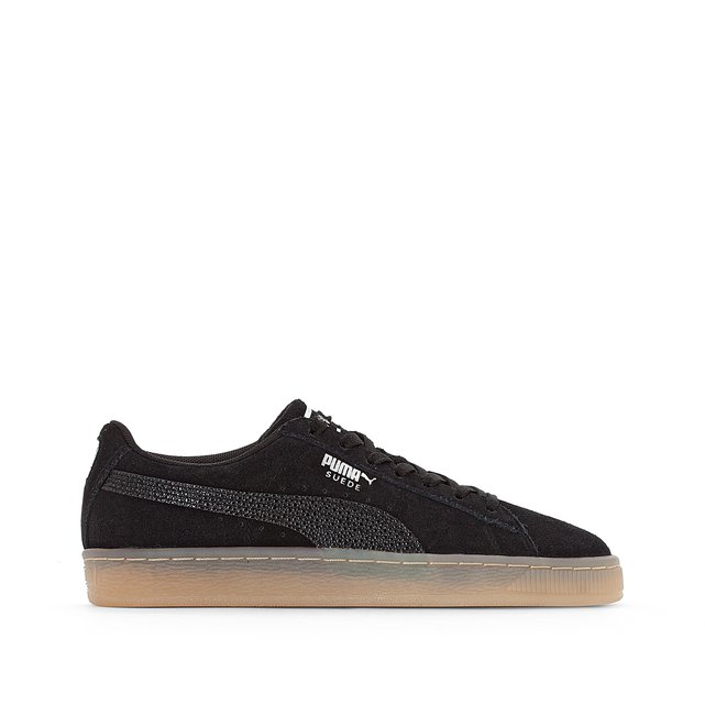 W suede leather classic bubble trainers 