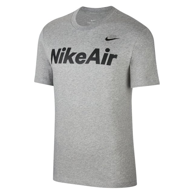 Air cotton t-shirt , grey marl, Nike | La Redoute