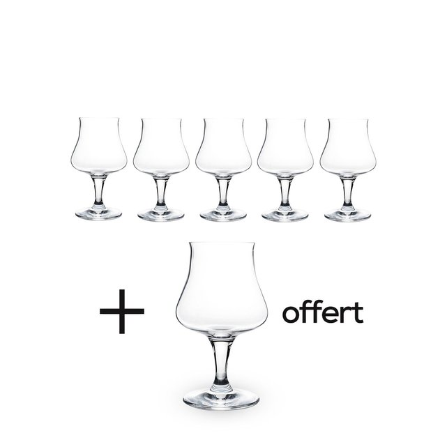Set De 6 Verres A Degustation Biere 25 Cl Epi Transparent Peugeot La Redoute