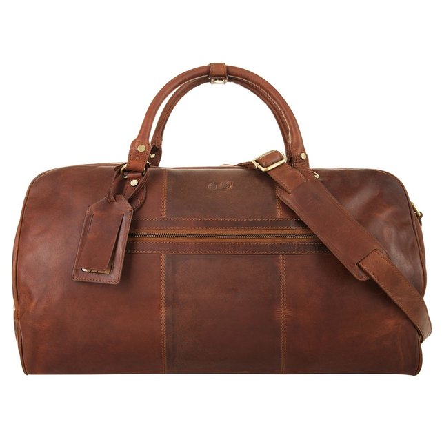 sac de voyage cuir marron