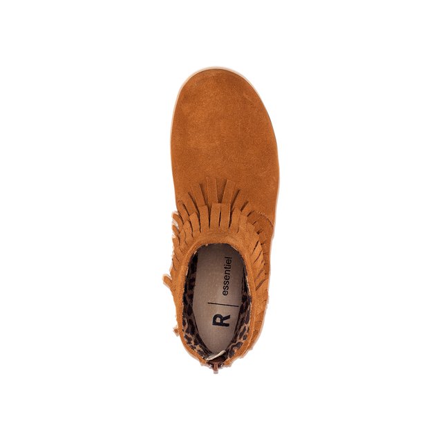La Redoute Collections Big Girls Suede Zip-Up Ankle Boots