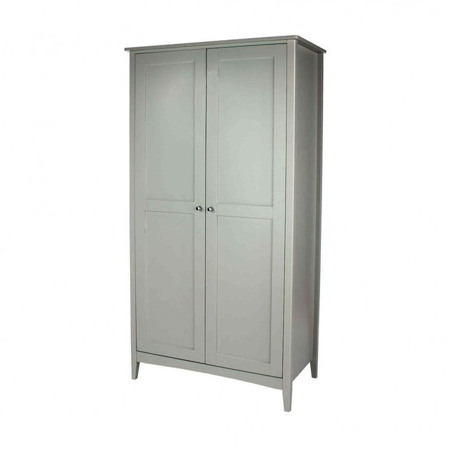 Armoire 2 Portes En Bois Ar123 Gris Terre De Nuit La Redoute