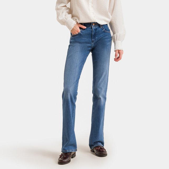 La Redoute Femme Vêtements Pantalons & Jeans Jeans Bootcut jeans Jean évasé VMSAGA Taille Haute 