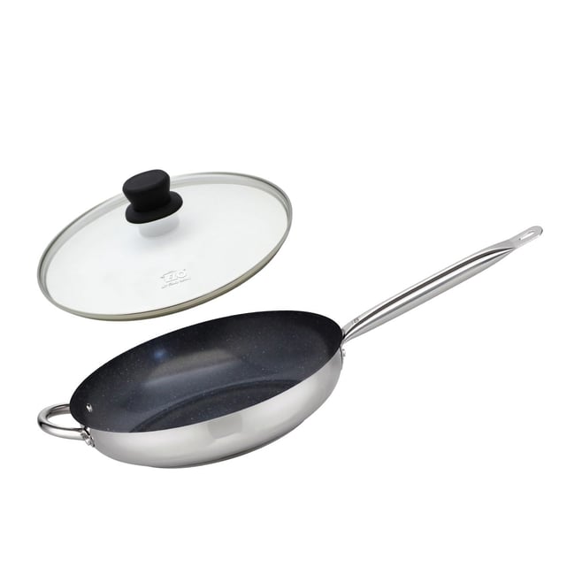 Couvercle Universel Elo 28 Cm - Verre Et Inox, Pour Casseroles Et Poêles