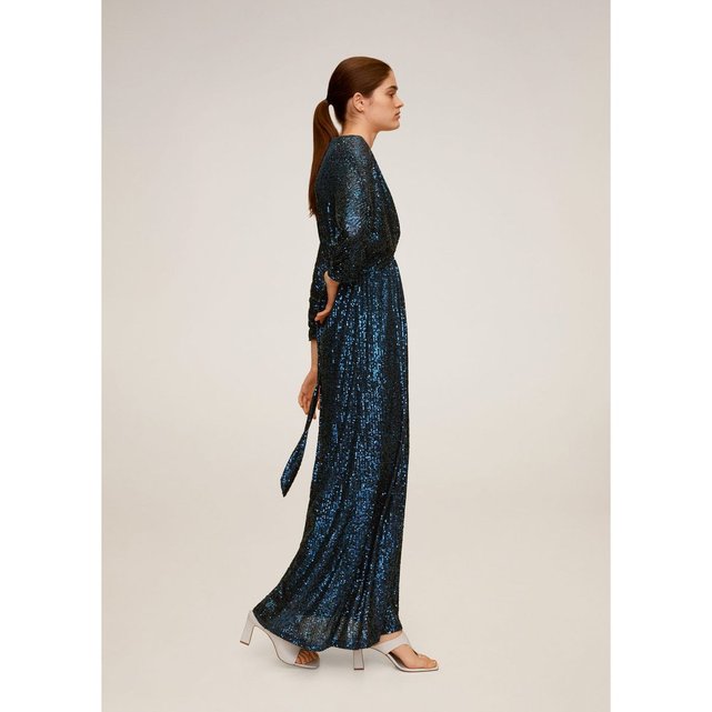 robe en sequin mango