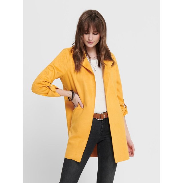 Veste longue jaune clearance
