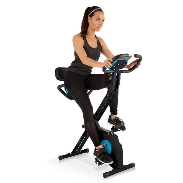 Azura Plus Velo D Appartement Cardio Training Max 100kg Acier Noir Klarfit La Redoute