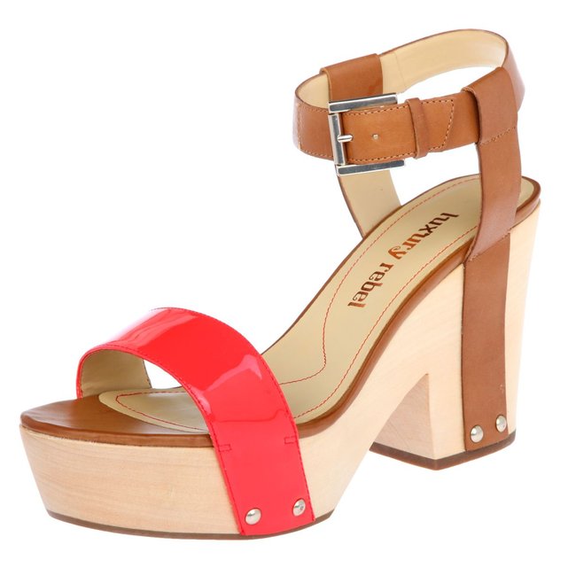 Sandales lr-fern marron rouge Luxury Rebel La Redoute Sandales lr-fern marron rouge Luxury Rebel La Redoute