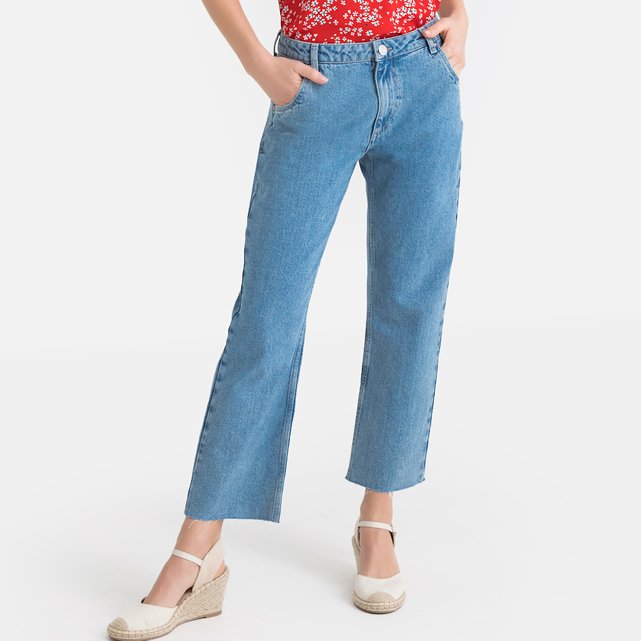 straight ankle grazer jeans