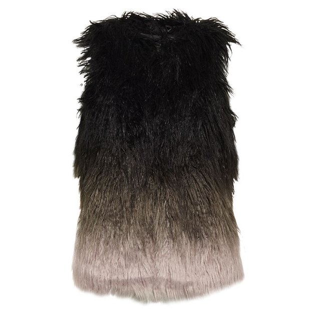 Redoute Superdry Grey En Manches Fourrure La Ombre Fausse Doudoune Boho Sans qpwnvxPS