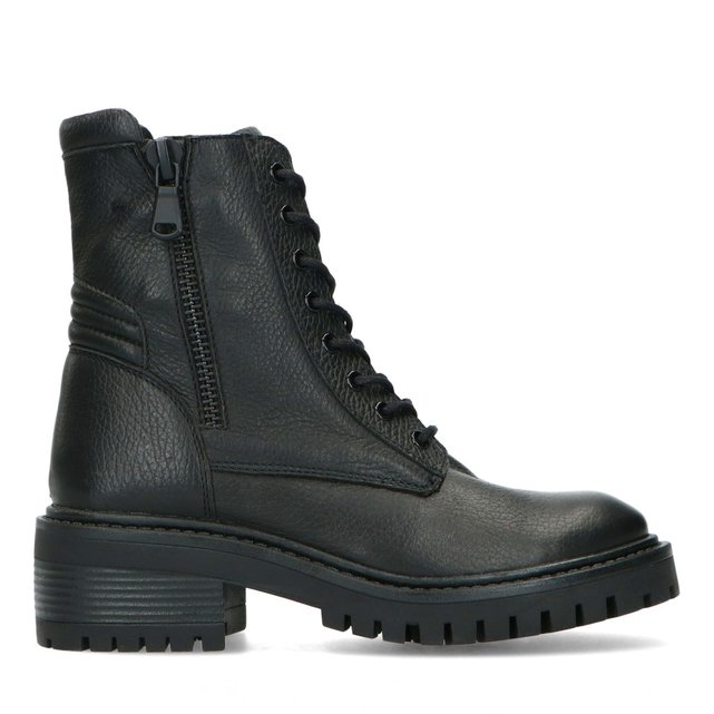bottines femme lacets et fermeture eclair