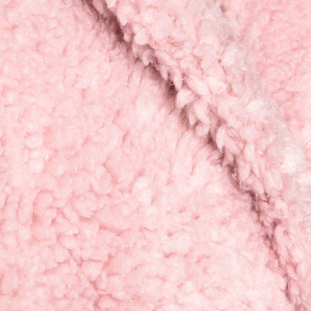 Manteau long aspect peluche rose Samsoe And Samsoe | La Redoute Manteau long aspect peluche rose Samsoe And Samsoe | La Redoute
