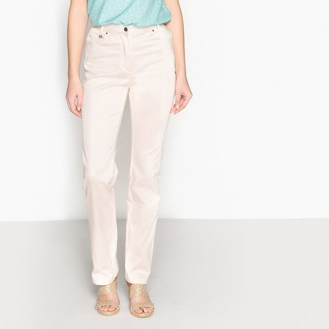 Pantalon droit, taille descendue Anne Weyburn | La Redoute