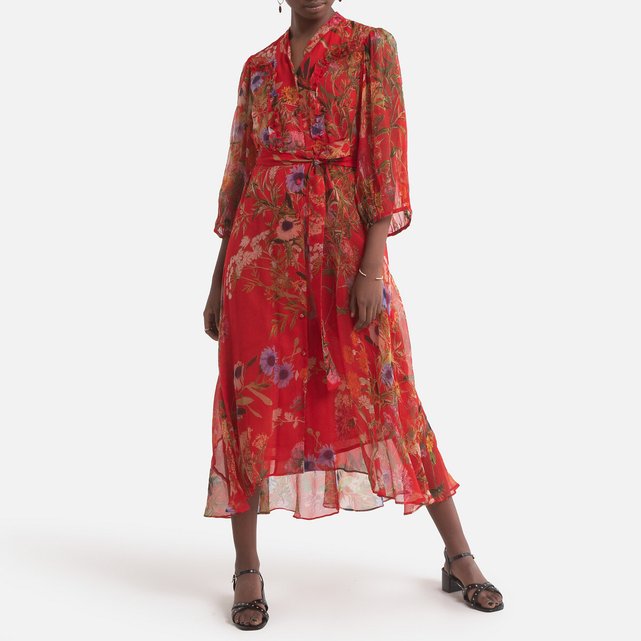 Maxikleid SEVIGNE, Printmuster, lange Ärmel  DERHY image 0