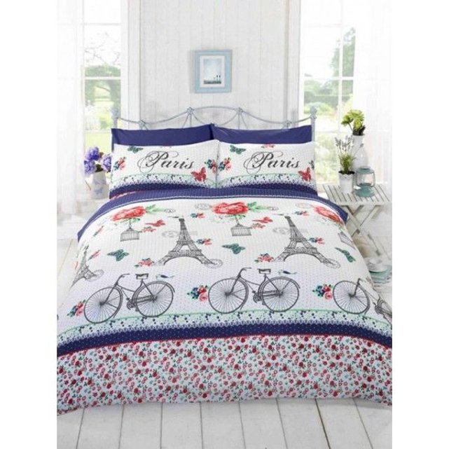 Parure de lit double blanc Home | La Redoute