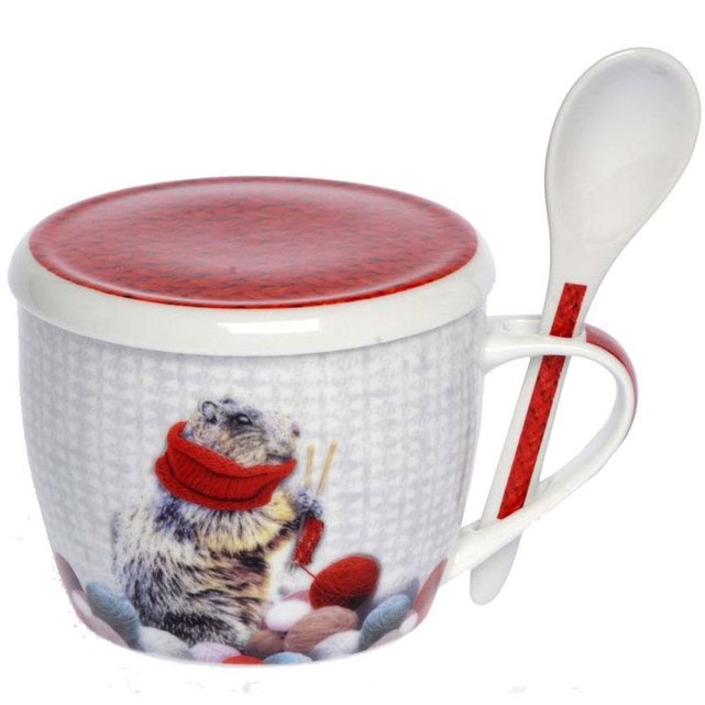 Bol à soupe avec cuillère marmotte laissez lucie faire Fox ...