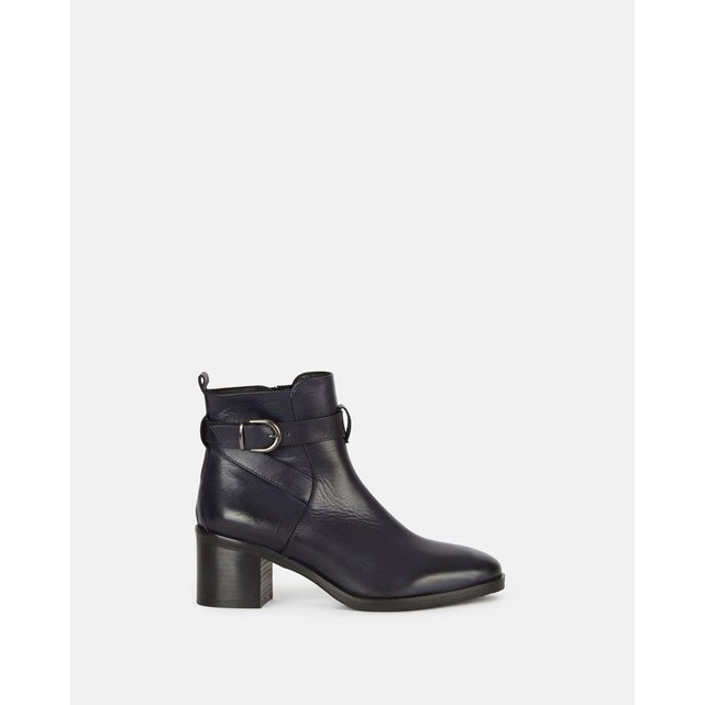 bottines bleu marine minelli