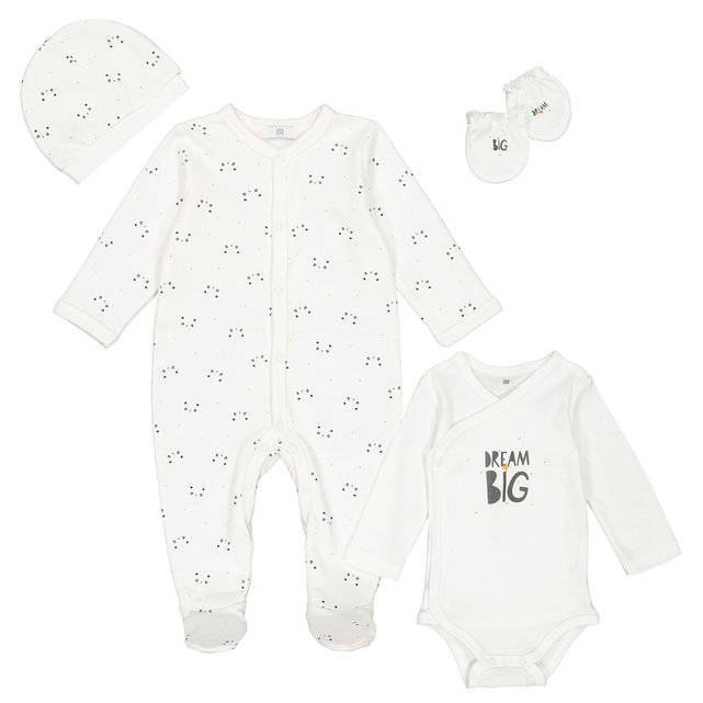 Kit Naissance Coton Bio Préma 12 Mois Imprimé Panda La Redoute