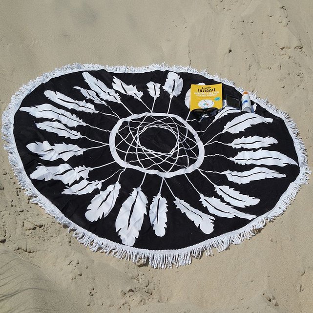 Serviette De Plage Ronde épaisse E