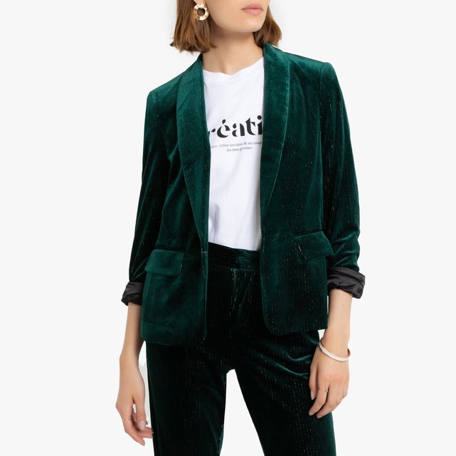 Veste Velours Cotelé Verte Femme Vestes Velours Pour Femme Lyst