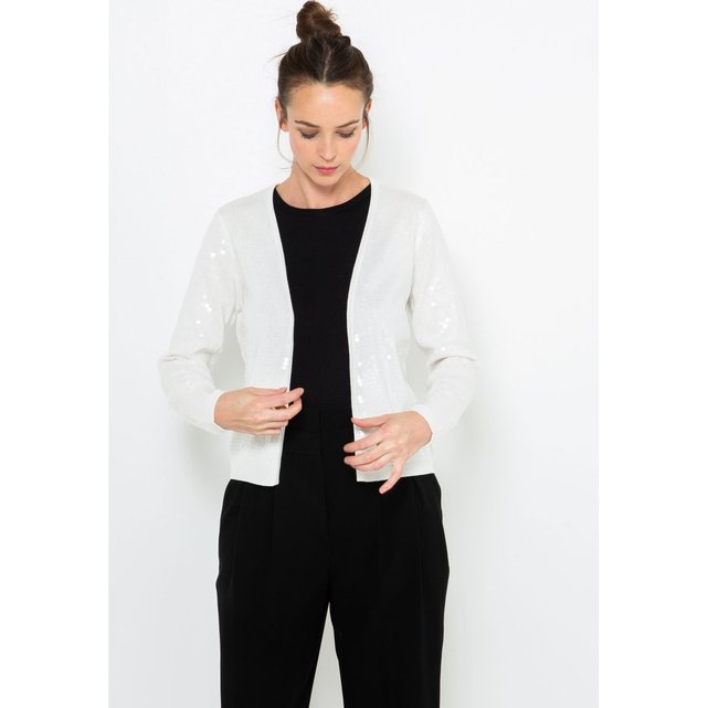 Bolero A Sequins Ecru Camaieu La Redoute