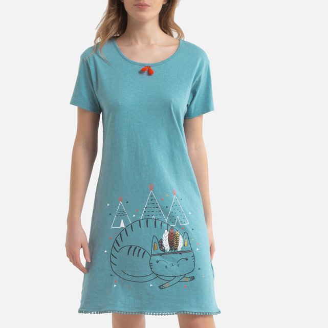 short cotton nightie