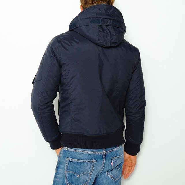 Blouson chaud à capuche tornado Schott | La Redoute Blouson chaud à capuche tornado Schott | La Redoute