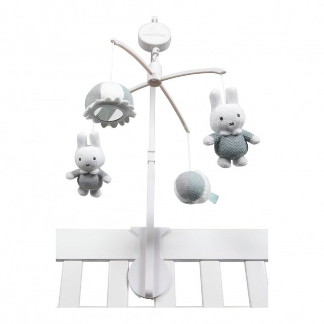 Mobile Musical Pour Lit Bebe Des La Naissance Miffy Tricot Amande